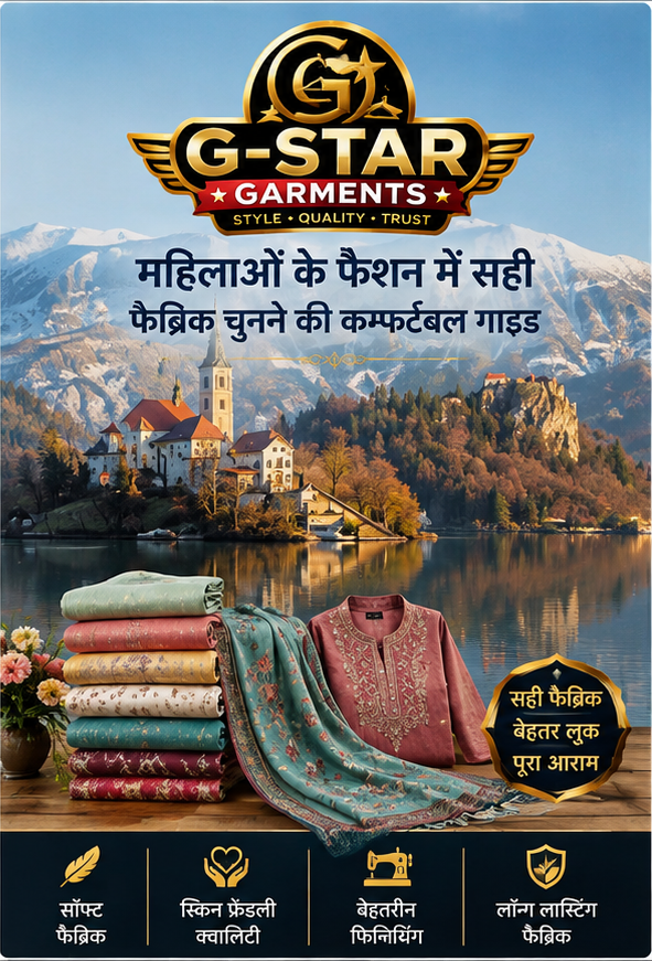 महिलाओं के फैशन में सही फैब्रिक चुनने की कम्पलीट गाइड